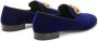 Giuseppe Zanotti Leopoldino fluwelen loafers Blauw - Thumbnail 3