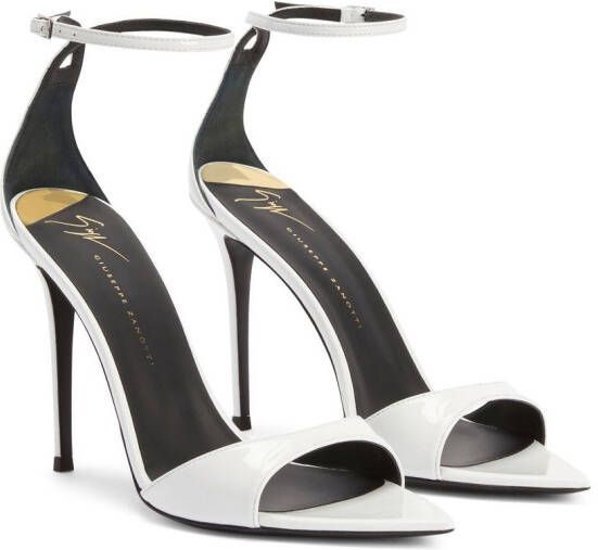 Giuseppe Zanotti Leren sandalen Wit