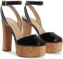 Giuseppe Zanotti Leren sandalen Zwart - Thumbnail 2