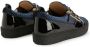 Giuseppe Zanotti Leren sneakers Blauw - Thumbnail 3