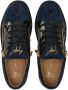 Giuseppe Zanotti Leren sneakers Blauw - Thumbnail 4