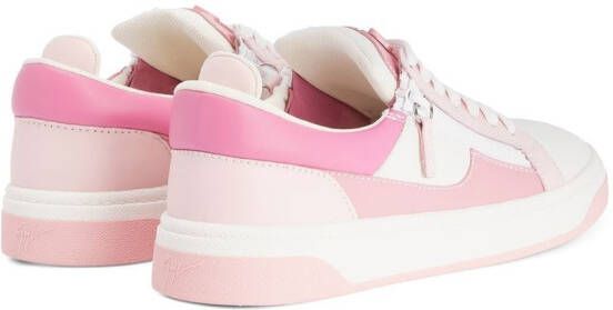 Giuseppe Zanotti Leren sneakers Roze