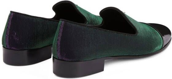 Giuseppe Zanotti Lewis Cup loafers Paars