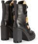 Giuseppe Zanotti Leyre leren laarzen Zwart - Thumbnail 3