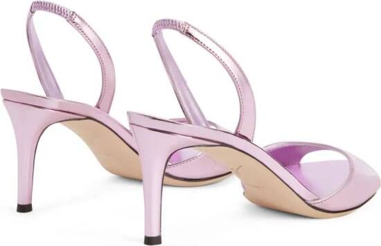 Giuseppe Zanotti Lilibeth sandalen met metallic-effect Roze