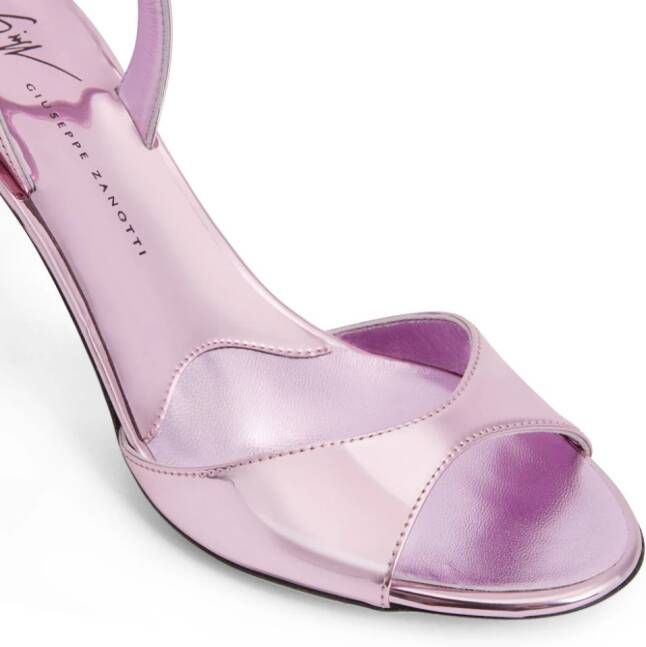Giuseppe Zanotti Lilibeth sandalen met metallic-effect Roze
