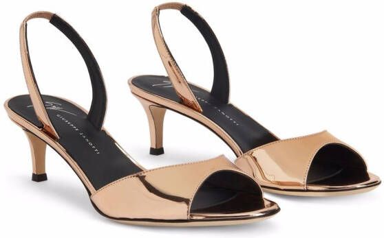 Giuseppe Zanotti Lilibeth sandalen met metallic afwerking Roze