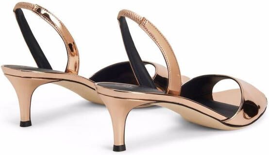 Giuseppe Zanotti Lilibeth sandalen met metallic afwerking Roze