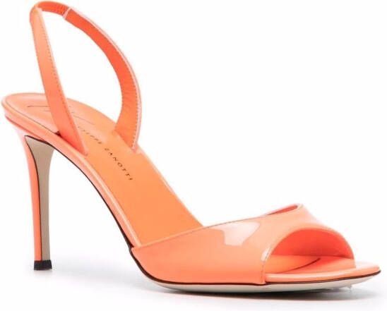 Giuseppe Zanotti Lilibeth slingback sandalen Oranje