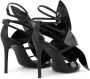 Giuseppe Zanotti Lilium stiletto sandalen verfraaid met bloemen Zwart - Thumbnail 3