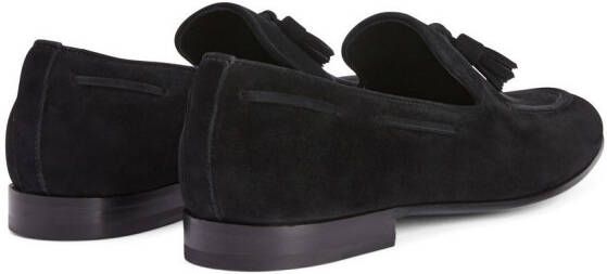Giuseppe Zanotti Eloys loafers met kwastje Zwart