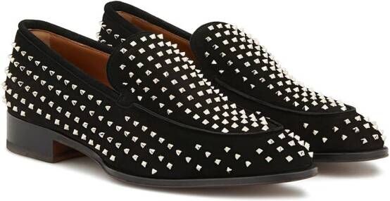 Giuseppe Zanotti Loafers verfraaid met studs Zwart