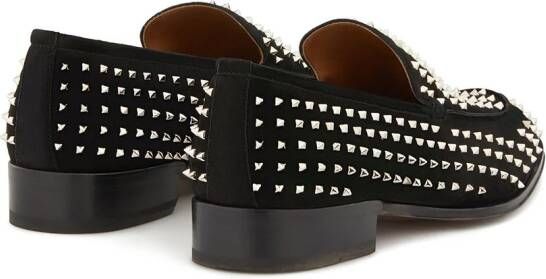 Giuseppe Zanotti Loafers verfraaid met studs Zwart