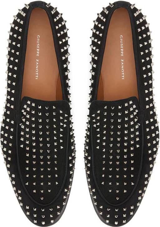 Giuseppe Zanotti Loafers verfraaid met studs Zwart