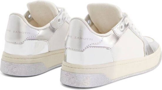 Giuseppe Zanotti Leren sneakers Wit