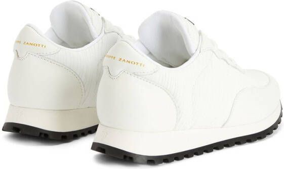 Giuseppe Zanotti Leren sneakers Wit