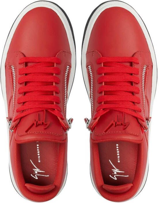 Giuseppe Zanotti Low-top sneakers Rood