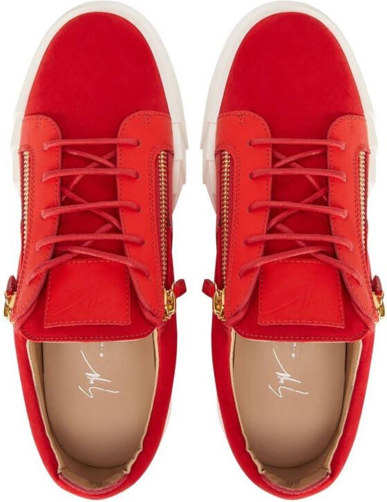 Giuseppe Zanotti Low-top sneakers Rood