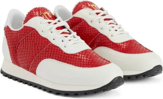 Giuseppe Zanotti Low-top sneakers Rood