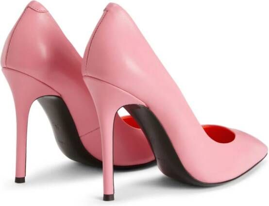 Giuseppe Zanotti Lucrezia leren pumps Roze