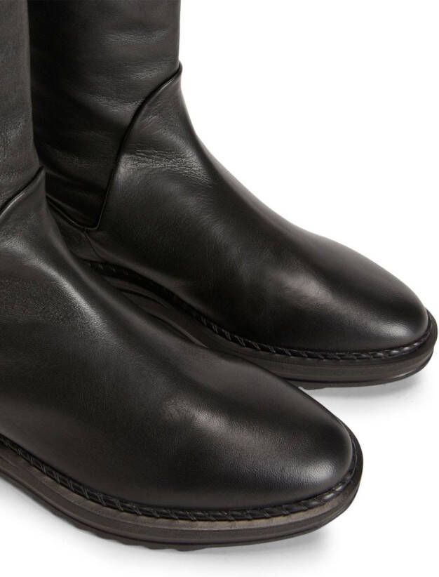 Giuseppe Zanotti Malakhie leren laarzen Zwart