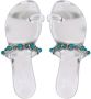 Giuseppe Zanotti Marguerithe sandalen met edelsteen Zilver - Thumbnail 4