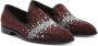 Giuseppe Zanotti Marthinique loafers verfraaid met kristallen Rood - Thumbnail 2