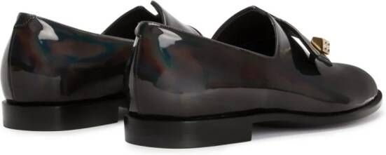 Giuseppe Zanotti Marty lakleren loafers Grijs