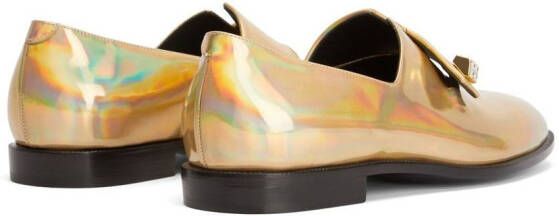 Giuseppe Zanotti Marty leren loafers Goud