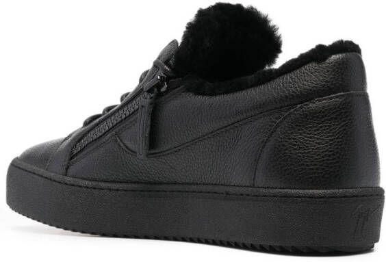 Giuseppe Zanotti May London leren sneakers Zwart