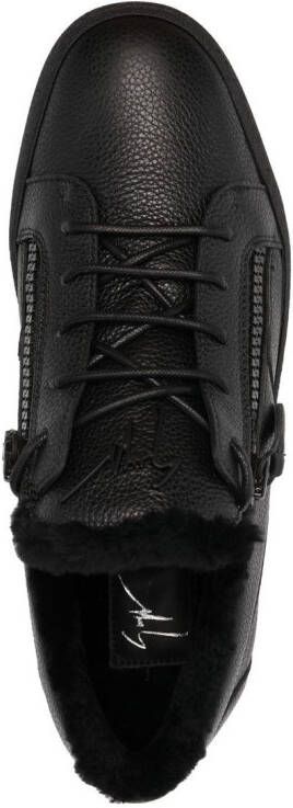 Giuseppe Zanotti May London leren sneakers Zwart