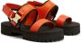 Giuseppe Zanotti Mederic sandalen met klittenband Oranje - Thumbnail 2