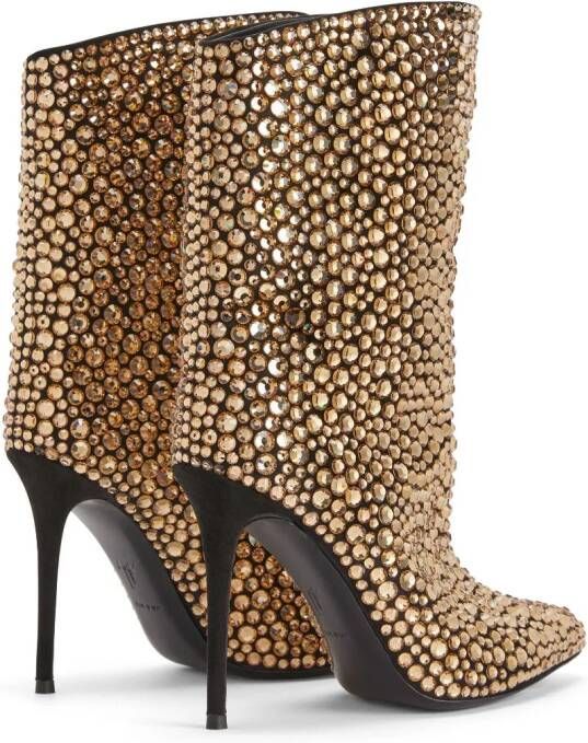 Giuseppe Zanotti Merissa Sparkle laarzen Beige