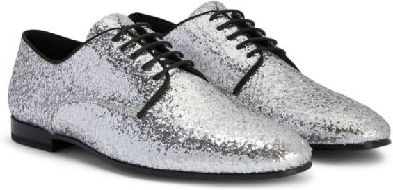 Giuseppe Zanotti Sneakers met metallic-effect Grijs