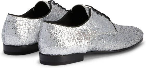 Giuseppe Zanotti Sneakers met metallic-effect Grijs