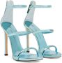 Giuseppe Zanotti Metallic sandalen Blauw - Thumbnail 2