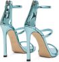 Giuseppe Zanotti Metallic sandalen Blauw - Thumbnail 3