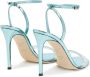 Giuseppe Zanotti Metallic sandalen Blauw - Thumbnail 3