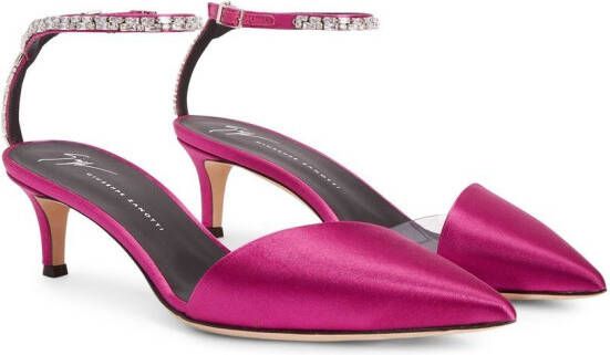 Giuseppe Zanotti Mini-jurk met paisley-print Roze