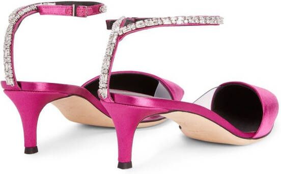 Giuseppe Zanotti Mini-jurk met paisley-print Roze