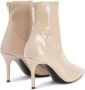 Giuseppe Zanotti Mirea leren enkellaarzen Roze - Thumbnail 3