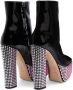 Giuseppe Zanotti Morgana Strass laarzen Zwart - Thumbnail 3