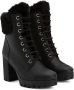 Giuseppe Zanotti Moyra leren enkellaarzen Zwart - Thumbnail 2