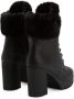 Giuseppe Zanotti Moyra leren enkellaarzen Zwart - Thumbnail 3