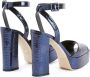 Giuseppe Zanotti New Betty leren sandalen Blauw - Thumbnail 3