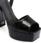 Giuseppe Zanotti New Betty leren sandalen Zwart - Thumbnail 4