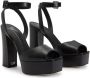 Giuseppe Zanotti New Betty sandalen met plateauzool Zwart - Thumbnail 2