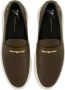 Giuseppe Zanotti New Conley leren loafers Groen - Thumbnail 4