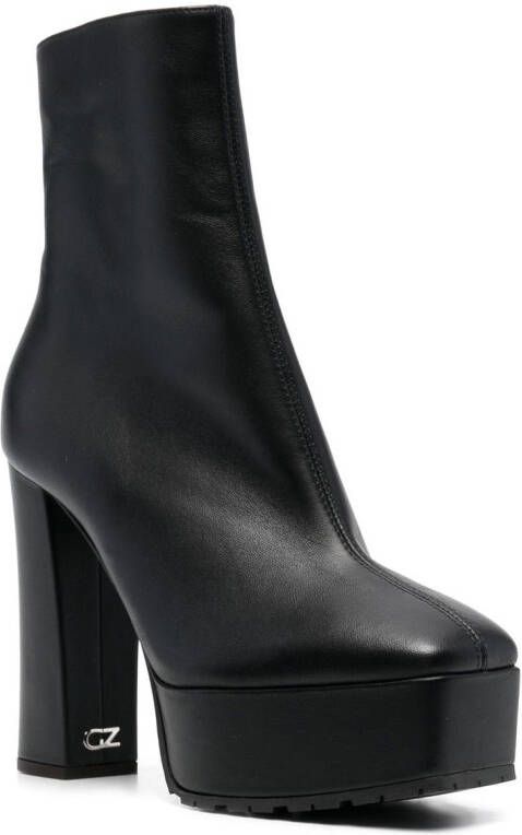 Giuseppe Zanotti NewYork enkellaarzen Zwart