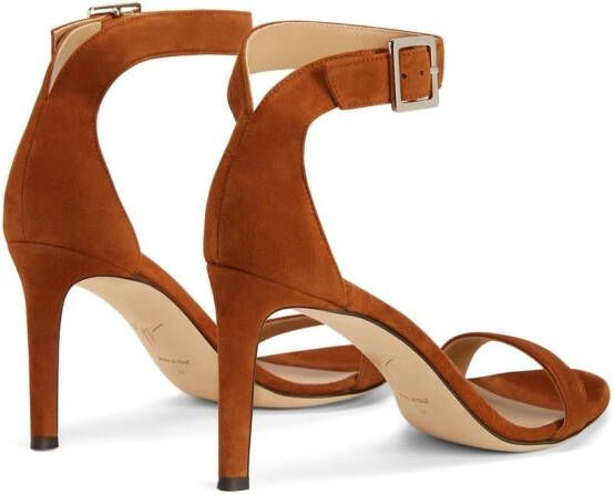 Giuseppe Zanotti Neyla sandalen met enkelbandje Bruin